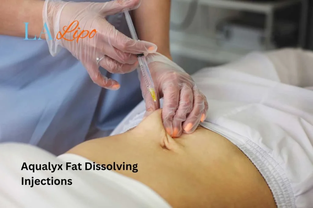 woman having fat dissolving injections Greater London (Westminster) in the stomach