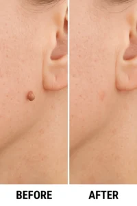 Skin tags removal Greater London (Westminster) before and after