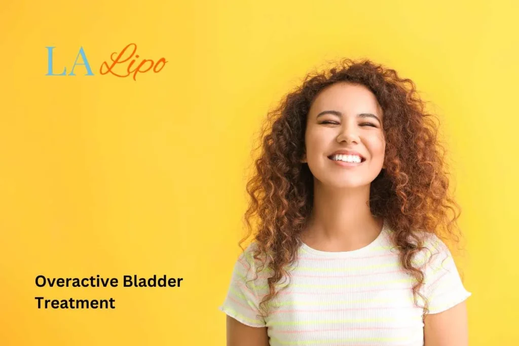 woman smiling about overactive bladder treatment Greater London (Westminster) solutions